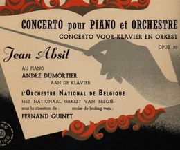 Image du média "CONCERTO PIANO / HOMMAGE A LEKEU de Jean ABSIL"