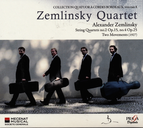 Couverture QUATUOR CORDES 2,4 / 2 MOUVEMENTS QUATUOR CORDES de Alexander Von ZEMLINSKY