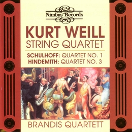 Image du média "QUATUOR CORDES 1923 (+ SCHULHOFF, HINDEMITH) de Kurt WEILL"