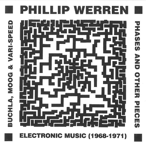 Couverture ELECTRONIC MUSIC 1968-1971 de Phillip WERREN