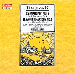 Couverture SYMPHONIE 2 / RAPSODIE SLAVE 3, OP.45 de Antonin DVORAK