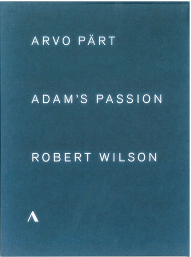 Couverture ADAM'S PASSION de Arvo PÄRT