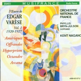 Image du média "AMERIQUES - OFFRANDES - HYPERPRISM - OCTANDRE - ARCANA de Edgard VARESE"