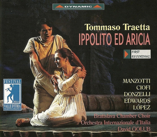 Couverture IPPOLITO ED ARICIA de Tommaso TRAETTA