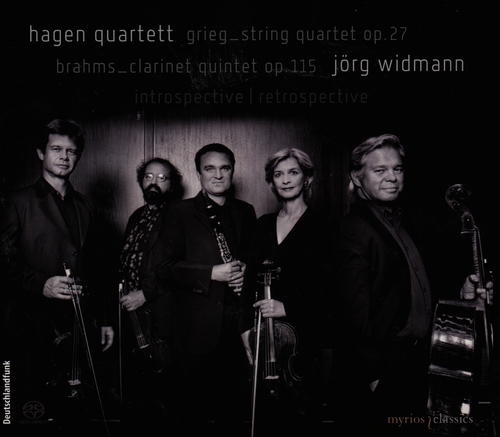 Couverture QUATUOR CORDES 1 (+ BRAHMS) de Edvard Hagerup GRIEG