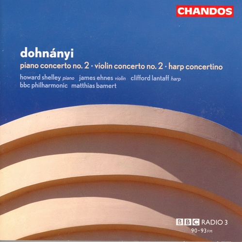 Couverture CONCERTO PIANO 2 / CONCERTO VIOLON 2 / CONCERTINO HARPE de Ernö von DOHNANYI