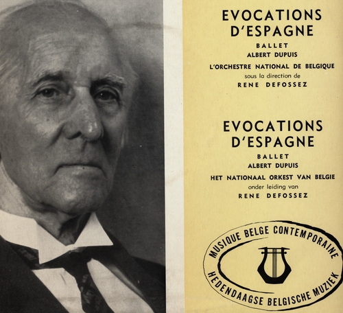 Couverture EVOCATIONS D'ESPAGNE de Albert DUPUIS