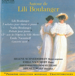 Image du média "MELODIES (+ NADIA BOULANGER, NAOUMOFF) de Lili BOULANGER"