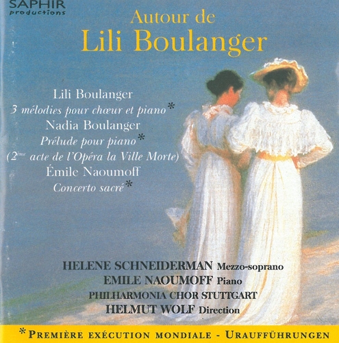 Couverture MELODIES (+ NADIA BOULANGER, NAOUMOFF) de Lili BOULANGER