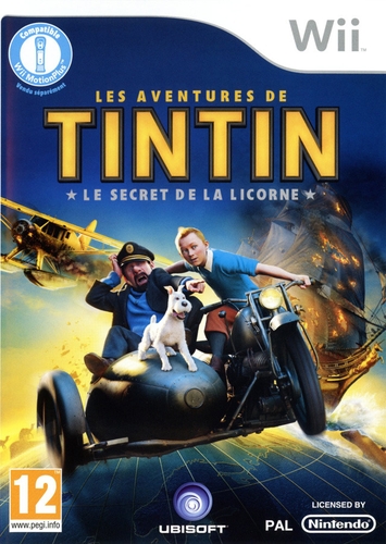 Couverture LES AVENTURES DE TINTIN - Wii