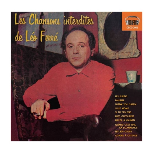 Couverture LES CHANSONS INTERDITES DE LÉO FERRÉ de Léo FERRÉ