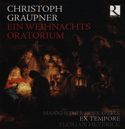 Couverture EIN WEIHNACHTS ORATORIUM de Christoph Johann GRAUPNER