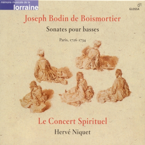 Couverture SONATES POUR BASSES de Joseph Bodin de BOISMORTIER