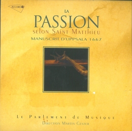 Image du média "LA PASSION SELON SAINT MATTHIEU - MANUSCRIT D'UPPSALA 1667"