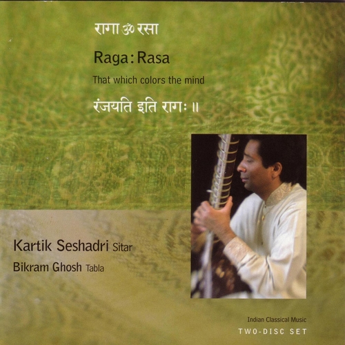 Couverture RAGA: RASA, THAT WHICH COLORS THE MIND de Kartik SESHADRI