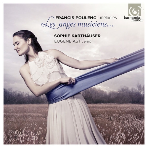 Couverture LES ANGES MUSICIENS... de Francis POULENC