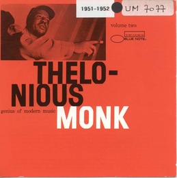 Image du média "GENIUS OF MODERN MUSIC, VOL.2 de Thelonious MONK"