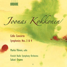 Image du média "CONCERTO POUR VIOLONCELLE ET ORCHESTRE /SYMPHONIES 3 & 4 de Joonas KOKKONEN"