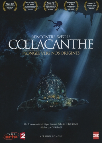 Couverture RENCONTRE AVEC LE COELACANTHE, PLONGÉE VERS NOS ORIGINES