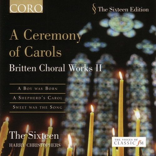 Couverture A CEREMONY OF CAROLS / A BOY WAS BORN... de Benjamin [Lord] BRITTEN