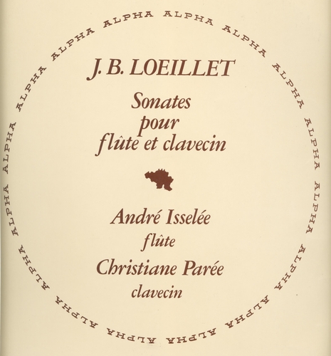 Couverture SONATES FLUTE A BEC OP.3:2,12 de Jean Baptiste LOEILLET