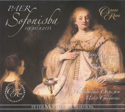 Couverture SOFONISBA (EXTRAITS) de Ferdinando PAER