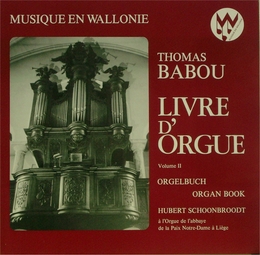 Image du média "LIVRE D'ORGUE (VOL.2) de Thomas [René] BABOU"