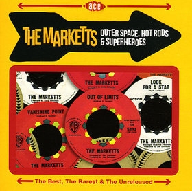 Couverture OUTER SPACE, HOT RODS & SUPERHEROES de THE MARKETTS