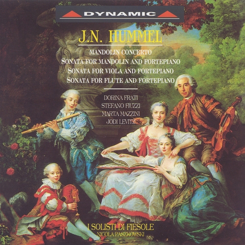 Couverture CONCERTO MANDOLINE / SONATES MANDOLINE de Johann Nepomuk HUMMEL