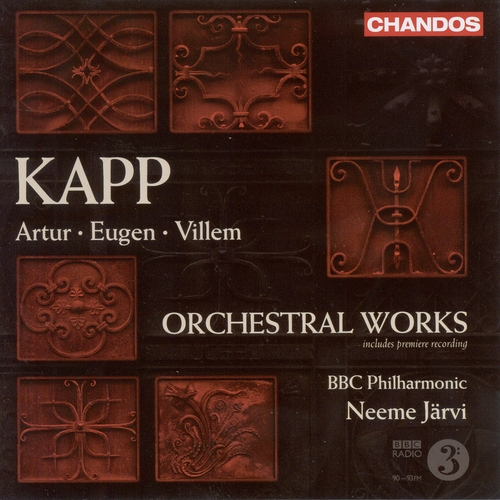 Couverture +EUGEN KAPP, VILLEM KAPP OEUVRES POUR ORCHESTRE de Artur KAPP