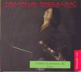 Image du média "RADULOVIC (BACH/ MILETIC/ PAGANINI/ YSAYE)"