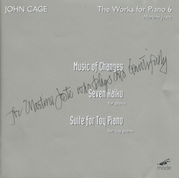 Image du média "MUSIC OF CHANGES / SEVEN HAIKU / SUITE FOR TOY PIANO de John CAGE"