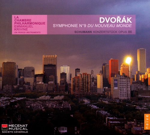 Couverture SYMPHONIE 9 "DU NOUVEAU MONDE" (+ SCHUMANN) de Antonin DVORAK