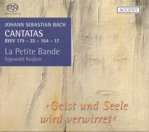 Couverture CANTATE:  17,35,164,179 de Johann Sebastian BACH