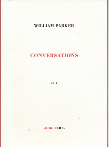 Couverture CONVERSATIONS de William PARKER