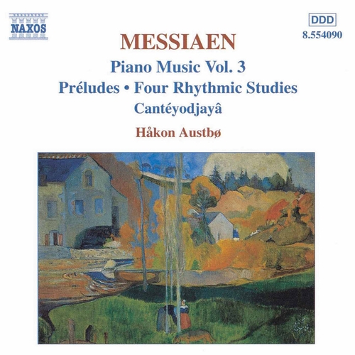 Couverture PRELUDES / QUATRE ETUDES DE RYTHME / CANTEYODJAYA de Olivier MESSIAEN