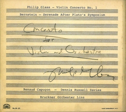 Image du média "VIOLIN CONCERTO (+ BERNSTEIN) de Philip GLASS"