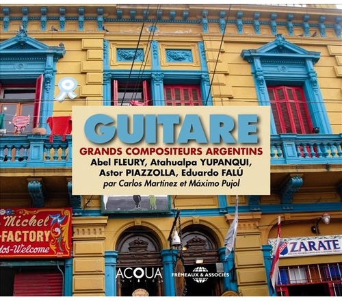 Couverture GUITARE: GRANDS COMPOSITEURS ARGENTINS de Carlos MARTÍNEZ & MÁXIMO PUJOL