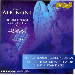 Image du média "CONCERTOS HAUTBOIS VIOLON CORDES VOLUME 1 (EXTR.OP.7,OP.9) de Tommaso ALBINONI"