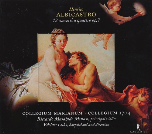 Couverture 12 CONCERTI A QUATTRO OP.7 de Enrico [Heinrich] ALBICASTRO