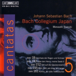 Image du média "CANTATE:  18,143,152,155,161 de Johann Sebastian BACH"