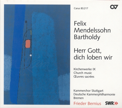 Couverture HERR GOTT, DICH LOBEN WIR (KIRCHENWERKE IX) de Felix MENDELSSOHN-BARTHOLDY