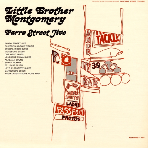 Couverture FARRO STREET JIVE de Little Brother MONTGOMERY