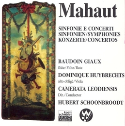 Image du média "SINFONIE E CONCERTI de Antoine MAHAUT"