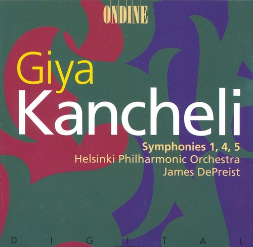 Couverture SYMPHONIE 1,4,5 de Gyia Alexandrovitch KANTCHELI