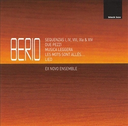 Image du média "SEQUENZAS I,IV,VIII,IXA & XIV/ DUE PEZZI/ MUSICA LEGGERA/ de Luciano BERIO"