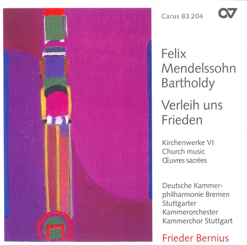 Couverture PSAUME 115 / VERLEIH UNS FRIEDEN / CHRISTE, DU LAMM GOTTES de Felix MENDELSSOHN-BARTHOLDY