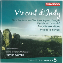 Image du média "OEUVRES ORCHESTRALES VOL.5 - SYMPH.SUR UN CHANT MONTAGNARD de Vincent d' INDY"