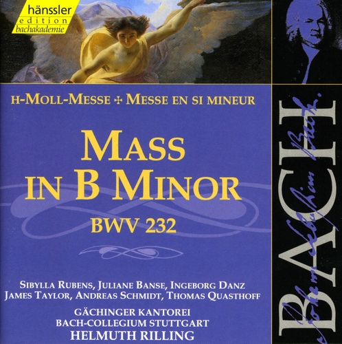 Couverture MESSE EN SI BWV 232 de Johann Sebastian BACH