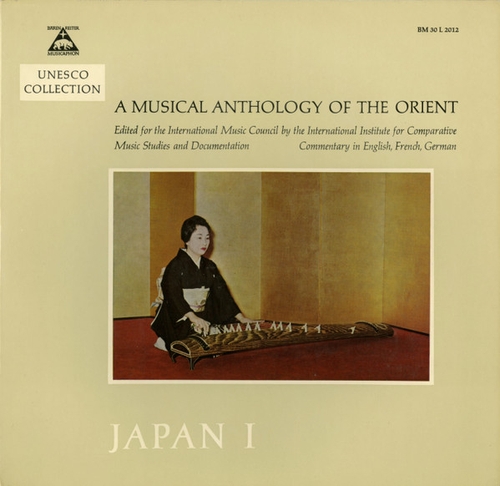 Couverture A MUSICAL ANTHOLOGY OF THE ORIENT: JAPAN 1 - SÔKYOKU